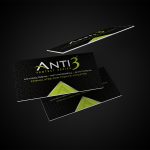 Anti 3 Protect Series Business Card Design