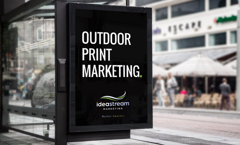 Outdoor marketing sign
