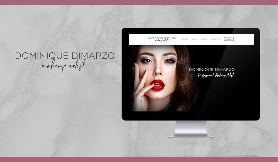Dominique Dimarzo Website design