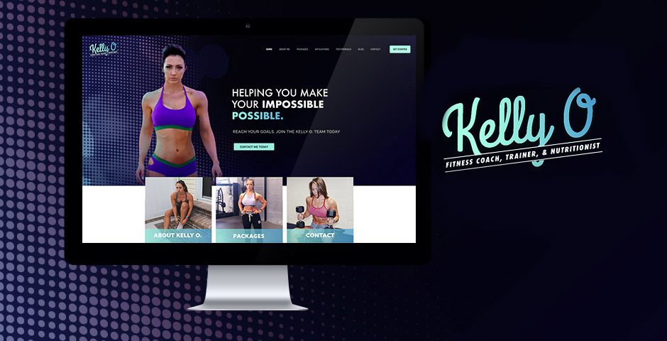 Kelly O website Design