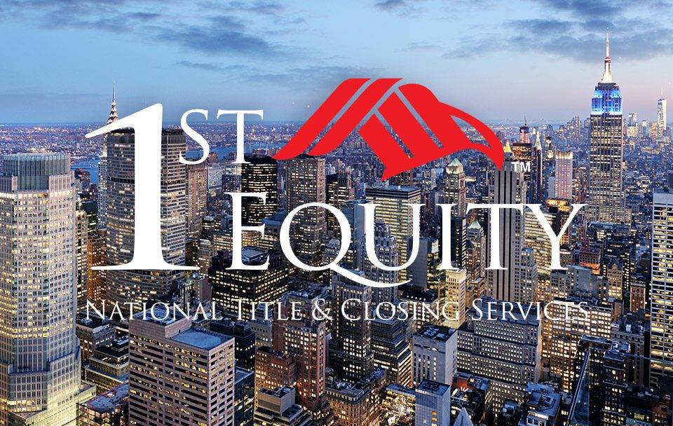 1st Equity logo of new york city skyline