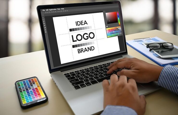 Logo Design Idea steam Marketing
