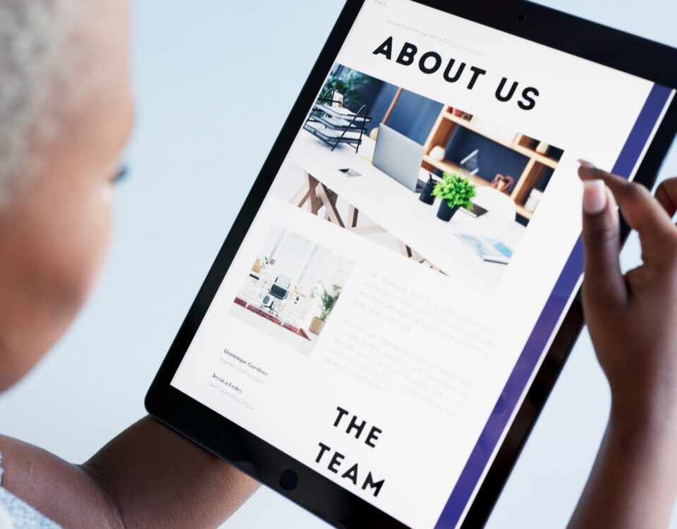 website structure that builds user trust and credibility