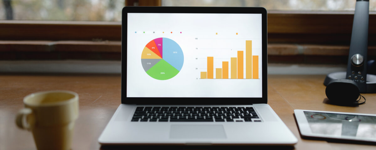 Website design analytics dashboard showing user engagement and performance data