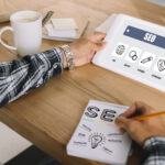 Illustration showing traditional SEO strategies