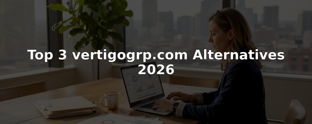 Businesswoman reviews project in agency office