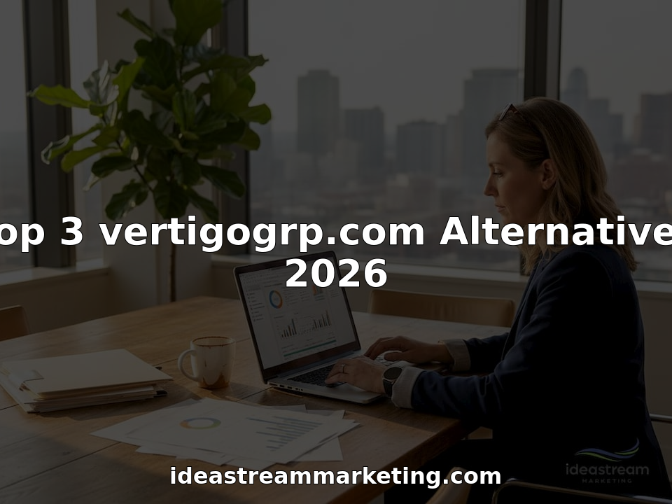 Businesswoman reviews project in agency office