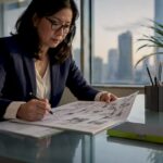 1785720911059_Woman-editing-brand-story-video-storyboard | Idea Stream Marketing Woman editing brand story video storyboard