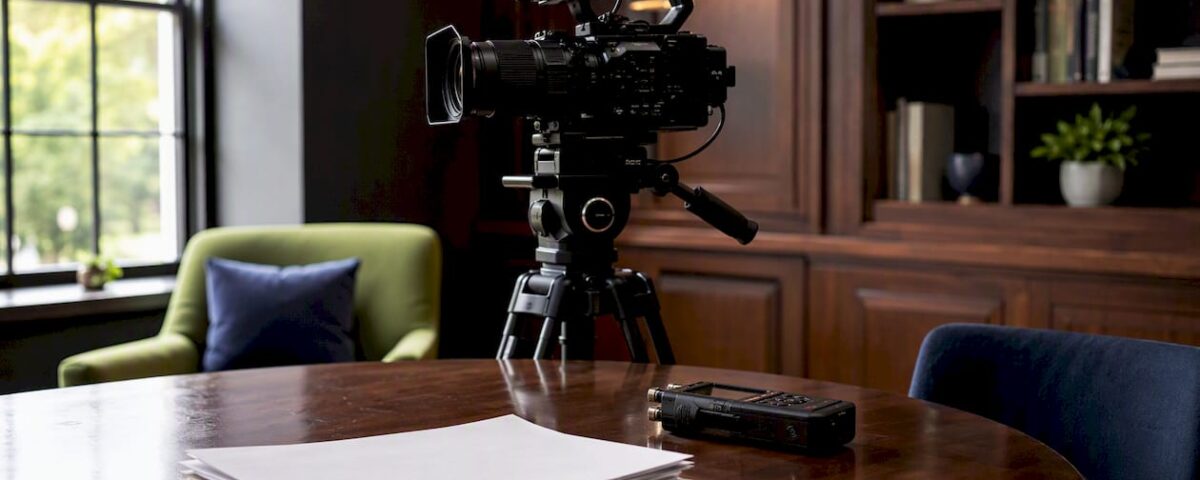 1785897374584_Testimonial-video-production-setup-on-desk | Idea Stream Marketing Testimonial video production setup on desk