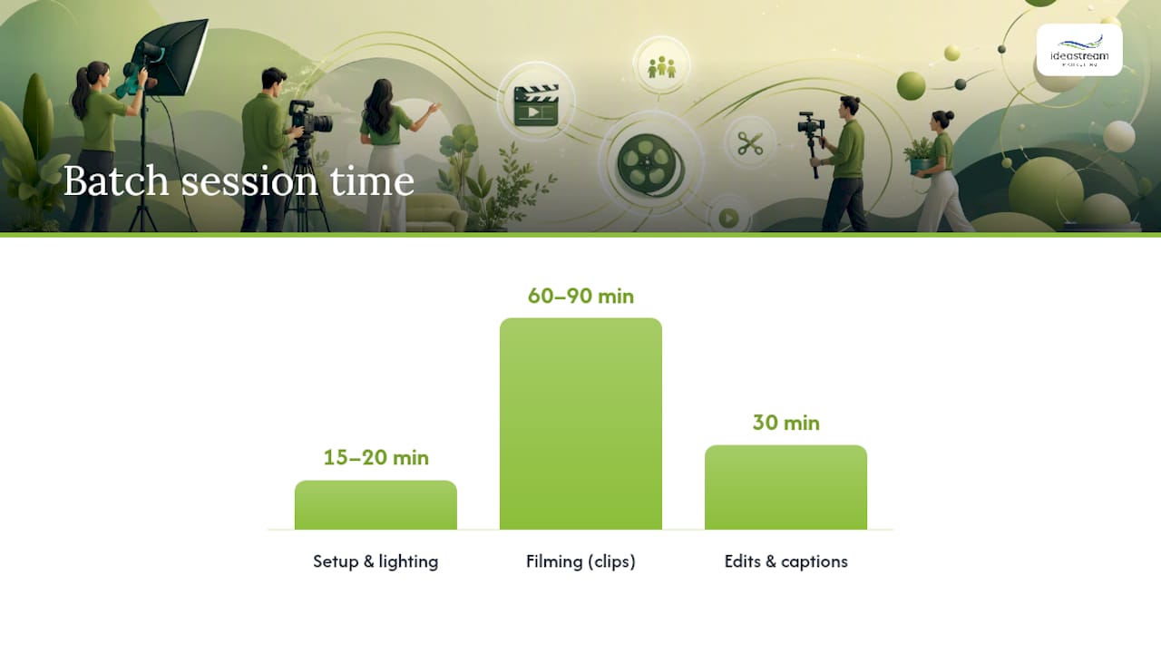 Two-hour video batching workflow and outputs