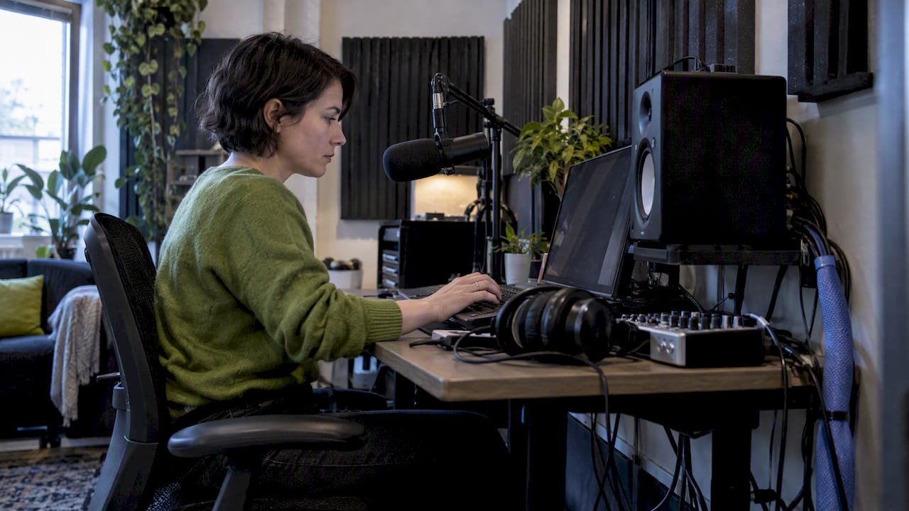 Podcast Studio Setup | Idea Stream Marketing Producer validating podcast distribution feed